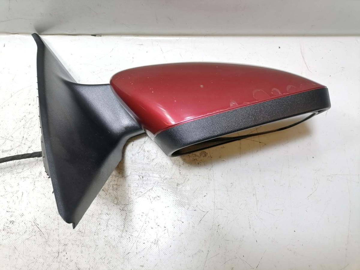 Volvo V50 original Au&szlig;enspiegel rechts elektrisch verstellbar 45400 Ruby Red Pearl Bj.2005